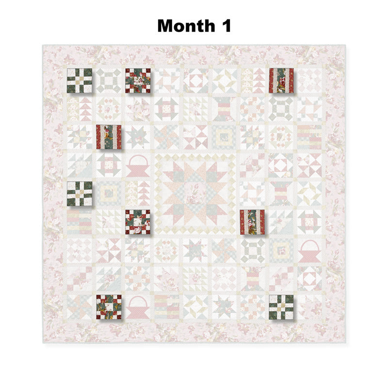 Lady Tulip Block of the Month Alternative View #2