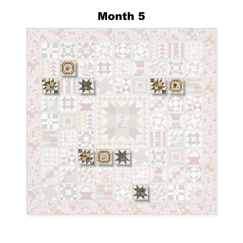 Lady Tulip Block of the Month Alternative View #6