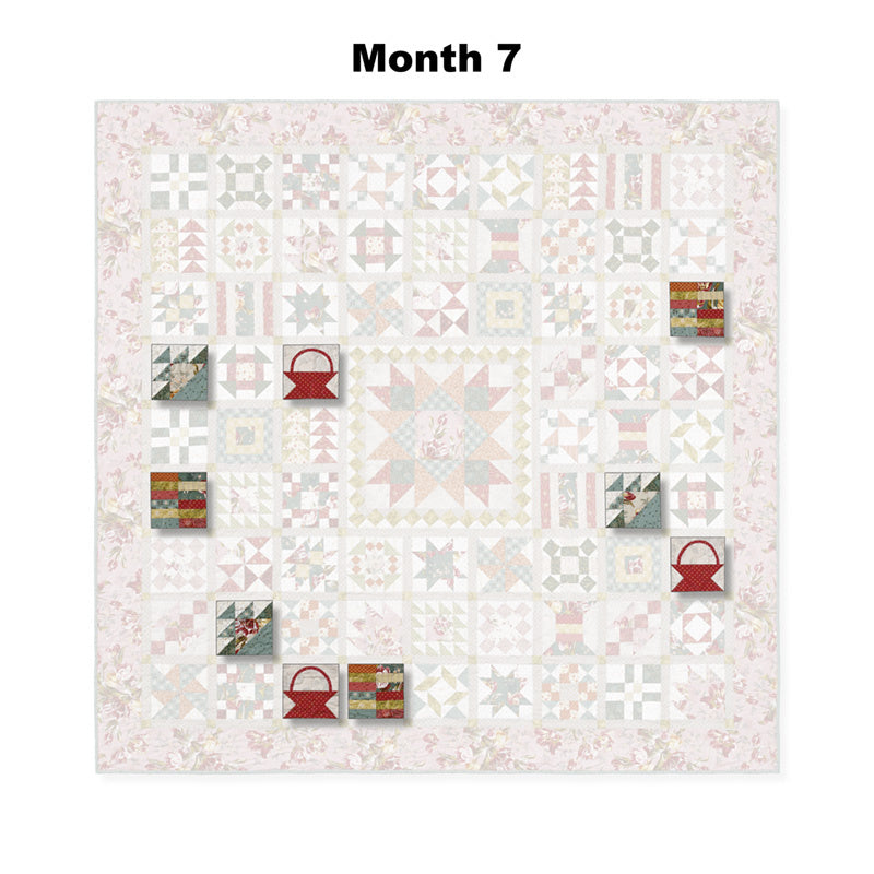 Lady Tulip Block of the Month Alternative View #8