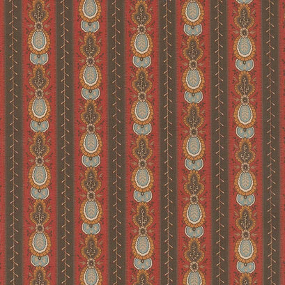 Lancaster - Main Stripe Rust Yardage