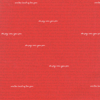 Land of Liberty - Text Red Yardage