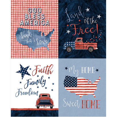 Land That I Love - Freedom Blue Panel