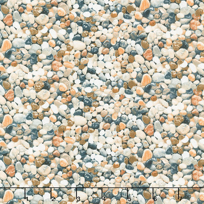 Landscape Medley - Multi Rocks Yardage