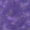Laurel Burch Basics - Swirl Star Triangle Dark Purple Yardage