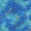 Laurel Burch Basics - Swirl Star Triangle Dark Royal Blue Yardage