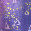 Laurel Burch Basics - Swirl Star Triangle Purple Yardage