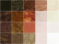 Lava Batik Solids - Earth 10" Squares