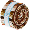 Lava Batik Solids - Earth 2.5" Strips Alternative View #1