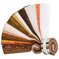 Lava Batik Solids - Earth 2.5" Strips Primary Image