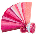 Lava Batik Solids - Flirt 2.5" Strips Primary Image