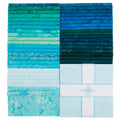 Lava Batik Solids - Lagoon 10" Squares Primary Image
