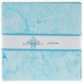 Lava Batik Solids - Lagoon Charm Pack