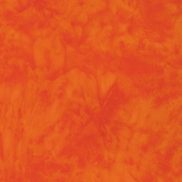 Lava Batik Solids - Sunset Lava Mandarin Yardage