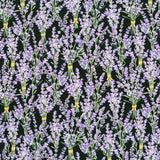 Lavender Market 3 - Bunches Black Multi Yardage