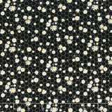 Lavender Market 3 - Mini Daisy Black Yardage Primary Image