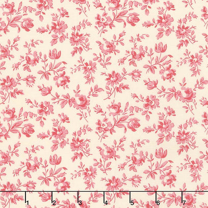 Le Beau Papillon - Marpesia Pearl Faded Red Yardage