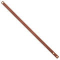 Leather Tape Measure Bracelet - Brown