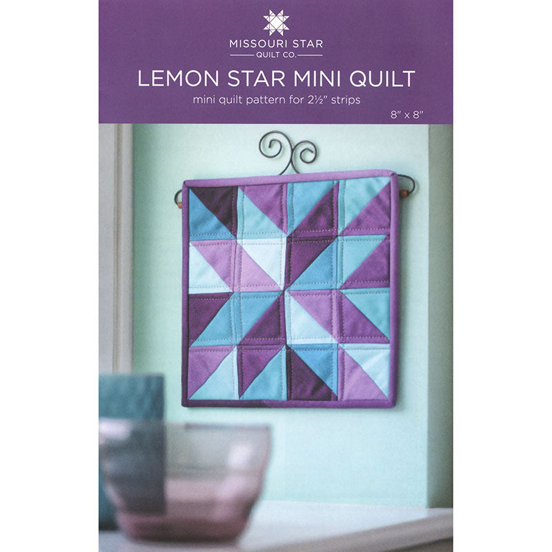 Lemon Star Mini Quilt Pattern by Missouri Star