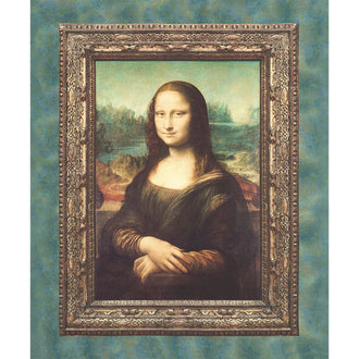 Leonardo Da Vinci - Mona Lisa Painting Antique Digitally Printed Panel