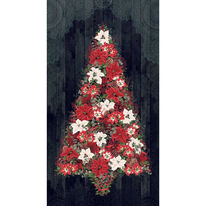 Let It Sparkle - Cozy Christmas Black Digitally Printed Panel
