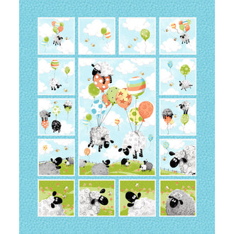 Lewe's Balloons II - Balloon Quilt Panel