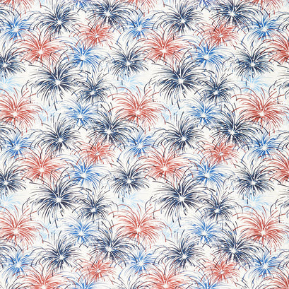 Liberty Lane - Fireworks Cream Yardage