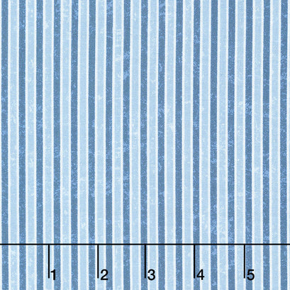 Liberty Lane - Pinstripes Blue Yardage