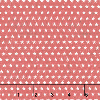 Liberty Lane - Small Stars Red Yardage
