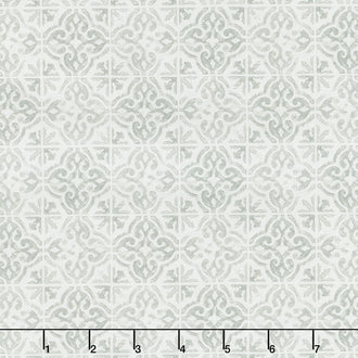 Life is Better on the Farm - Country Tile Ecru Yardage