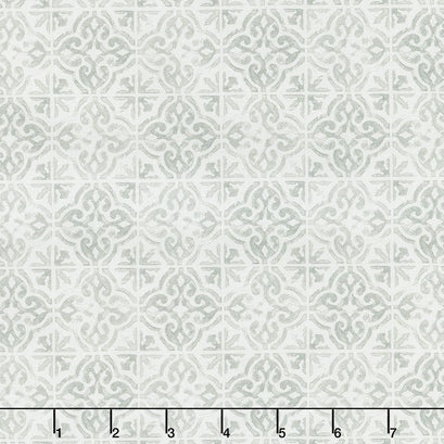 Life is Better on the Farm - Country Tile Ecru Yardage