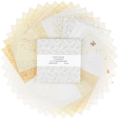 Light Color Mystery Designer Favorites 5" Square Pack