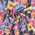 Lila Tueller - Stems Eggplant Rayon Yardage Primary Image