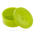 Lime Button Shaped Storage Box ( 3 1/4" Diameter) Primary Image