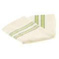 Lime Green Stripe Plain Weave Tea Towel