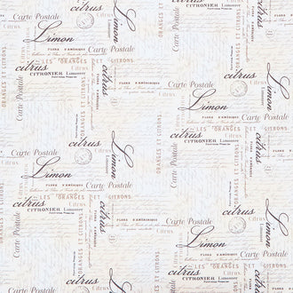 Limoncello - Carte Postale Beige Yardage
