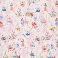 Little Brier Rose - Main Pink Metallic Yardage