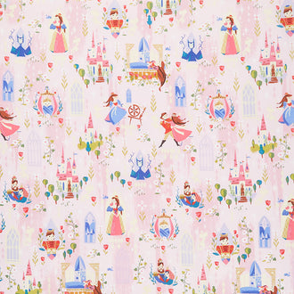 Little Brier Rose - Main Pink Metallic Yardage