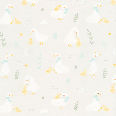 Little Ducklings - Ducklings Warm Grey Yardage