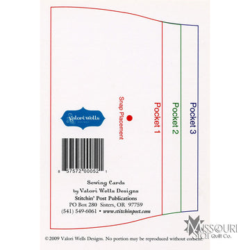 Little Wallet Sewing Cards Alternative View #1