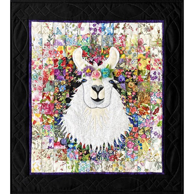 Llama Mia Watercolor Quilt Kit