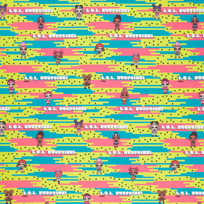 L.O.L. Surprise Totally Awesome - Dolls Lime Yardage