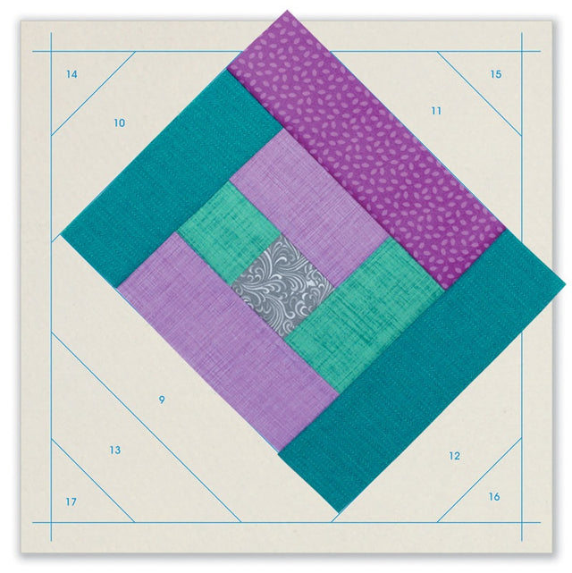 London Labyrinth Quilt As You Go Preprinted Batting