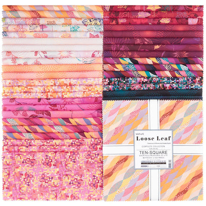 Loose Leaf Digitally Printed Ten Squares