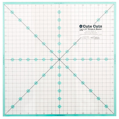 Lori Holt™ Cute Cuts™ Trim-It™ Ruler - 14.5" x 14.5"