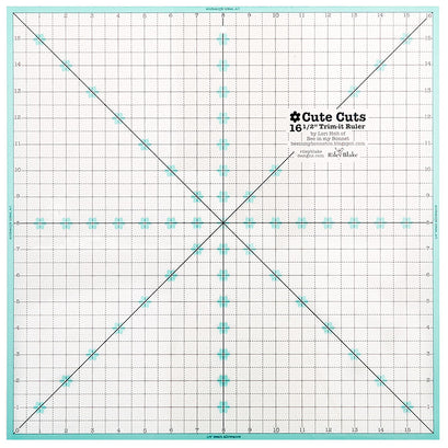 Lori Holt™ Cute Cuts™ Trim-It™ Ruler - 16.5" x 16.5"