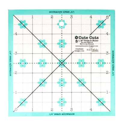 Lori Holt™ Cute Cuts™ Trim-It™ Ruler - 5.5" x 5.5"