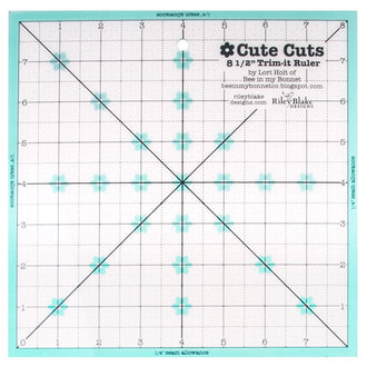 Lori Holt™ Cute Cuts™ Trim-It™ Ruler - 8.5" x 8.5"