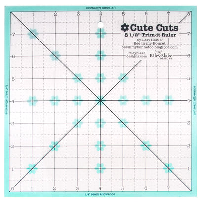 Lori Holt™ Cute Cuts™ Trim-It™ Ruler - 8.5" x 8.5"
