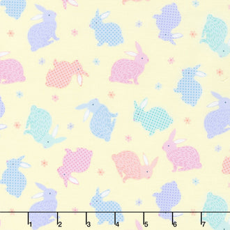 Love Bunny - Little Bunnies Buttercup Yardage