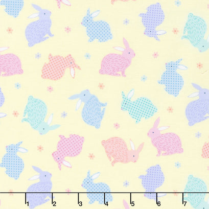 Love Bunny - Little Bunnies Buttercup Yardage